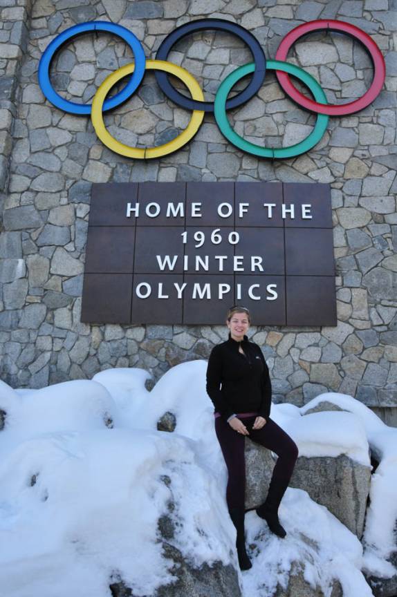 A Vila Olímpica no Squaw Valley, no Lake Tahoe, na Califórnia, nos Estados Unidos